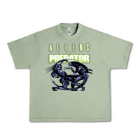 Oil Green Predator Alien Urban Heavy Tee - artisFamous