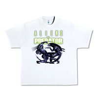 White Predator Alien Urban Heavy Tee - artisFamous
