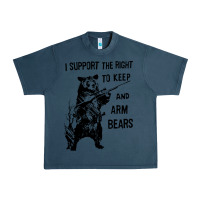 Midnight Navy bear arms 2nd amendment funny hunting Urban Heavy Tee - artisFamous