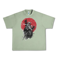 Oil Green Soul of Samurai Urban Heavy Tee - artisFamous
