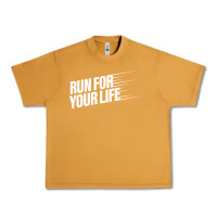 Peanut Butter run for your life Urban Heavy Tee - artisFamous