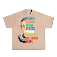 Burro women belong in all places r.u.th bader gins.burg r.b.g t shirt Urban Heavy Tee - artisFamous