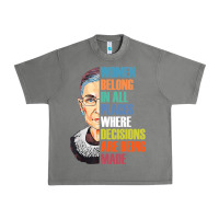 Tornado women belong in all places r.u.th bader gins.burg r.b.g t shirt Urban Heavy Tee - artisFamous