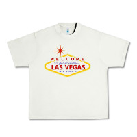 Pistachio Welcome to Fabulous Las Vegas Nevada Urban Heavy Tee - artisFamous