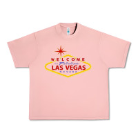 Salmon Welcome to Fabulous Las Vegas Nevada Urban Heavy Tee - artisFamous
