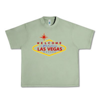 Oil Green Welcome to Fabulous Las Vegas Nevada Urban Heavy Tee - artisFamous