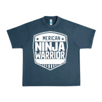 Midnight Navy american ninja warrior Urban Heavy Tee - artisFamous