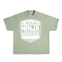 Oil Green american ninja warrior Urban Heavy Tee - artisFamous