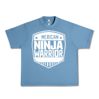 Pebble Blue american ninja warrior Urban Heavy Tee - artisFamous