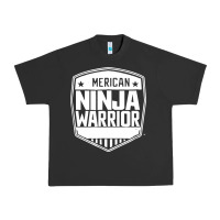 Pigment Black american ninja warrior Urban Heavy Tee - artisFamous
