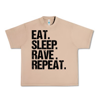 Burro eat sleep rave repeat Urban Heavy Tee - artisFamous