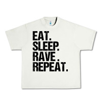 Pistachio eat sleep rave repeat Urban Heavy Tee - artisFamous