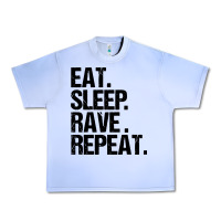 Grape Ice eat sleep rave repeat Urban Heavy Tee - artisFamous