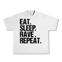 Lunar Rock eat sleep rave repeat Urban Heavy Tee - artisFamous