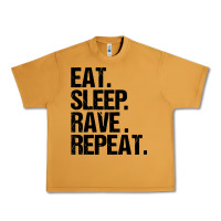 Peanut Butter eat sleep rave repeat Urban Heavy Tee - artisFamous
