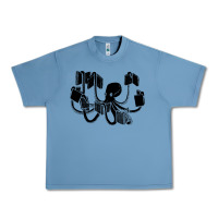 Pebble Blue Octopus Urban Heavy Tee - artisFamous