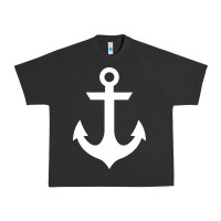 Pigment Black preppy nautical anchor Urban Heavy Tee - artisFamous