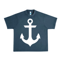 Preppy Nautical Anchor Urban Heavy Tee | Teevron