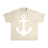 Sandshell preppy nautical anchor Urban Heavy Tee - artisFamous