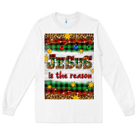 White Christmas Jesus Is The Reason Long Sleeve Tee - Artiststas