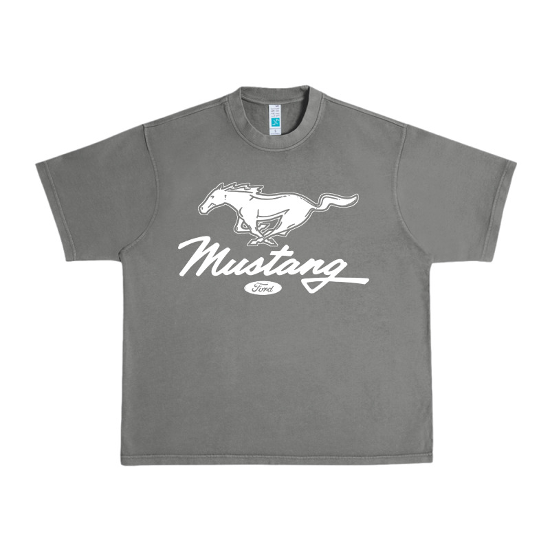 Mustang Pony Script Urban Heavy Tee by artisFamous | Teevron