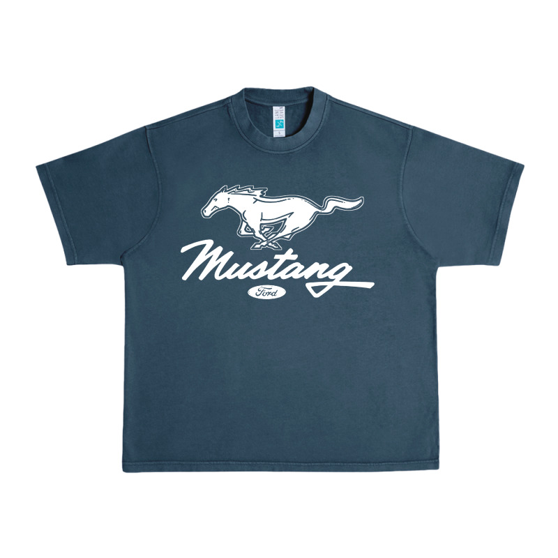 Mustang Pony Script Urban Heavy Tee by artisFamous | Teevron