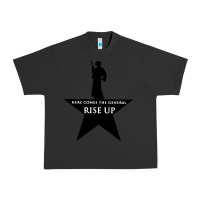 Pigment Black here comes the general rise up Urban Heavy Tee - artisFamous
