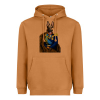 Meerkat Pet Portraits, Custom Pet Portraits, Renaissance Pet Portraits, Custom Heavyweight Hoodie - RanaPortraitStore