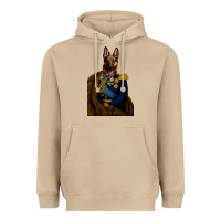 Mushroom Pet Portraits, Custom Pet Portraits, Renaissance Pet Portraits, Custom Heavyweight Hoodie - RanaPortraitStore
