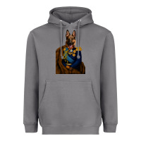 Storm Pet Portraits, Custom Pet Portraits, Renaissance Pet Portraits, Custom Heavyweight Hoodie - RanaPortraitStore