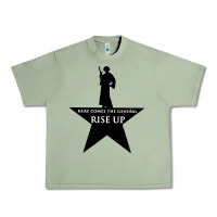Oil Green here comes the general rise up Urban Heavy Tee - artisFamous