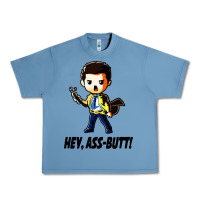 Pebble Blue hey, ass butt Urban Heavy Tee - artisFamous