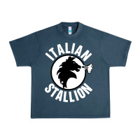 Midnight Navy italian stallion Urban Heavy Tee - artisFamous