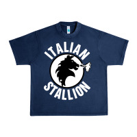 Navy italian stallion Urban Heavy Tee - artisFamous