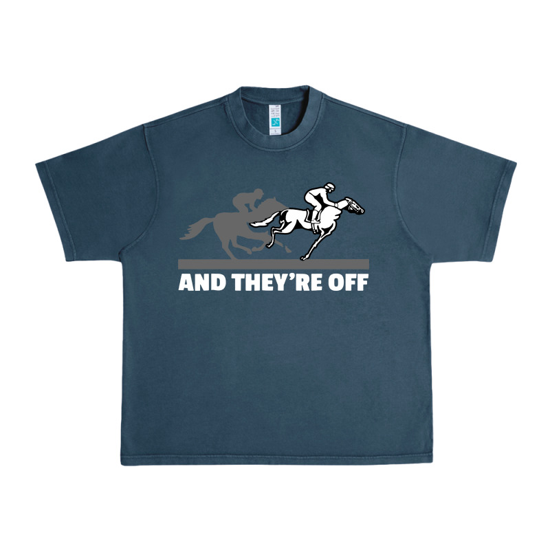 Horse Racing Urban Heavy Tee by artisFamous | Teevron