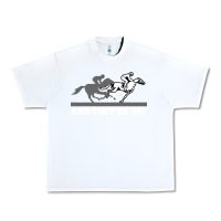 White horse racing Urban Heavy Tee - artisFamous