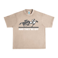 French Oak horse racing Urban Heavy Tee - artisFamous