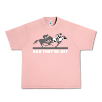 Salmon horse racing Urban Heavy Tee - artisFamous