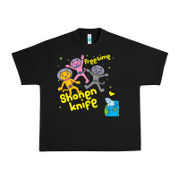 Black Shonen Knife Free Time Urban Heavy Tee - artisFamous