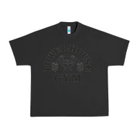 Pigment Black power hause gym Urban Heavy Tee - artisFamous