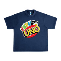 Navy uno funny game Urban Heavy Tee - artisFamous