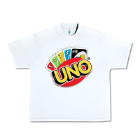White uno funny game Urban Heavy Tee - artisFamous