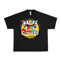 Black Cuphead Urban Heavy Tee - artisFamous