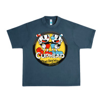 Midnight Navy Cuphead Urban Heavy Tee - artisFamous