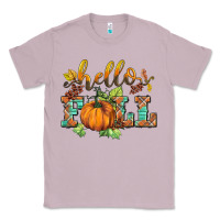 Lilac hello fall pumpkin Classic Tee - BarkalooDesign