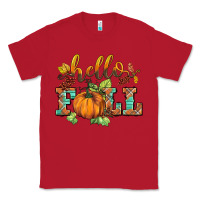 Red hello fall pumpkin Classic Tee - BarkalooDesign