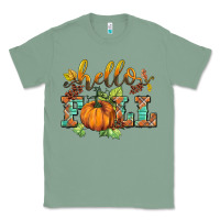 Sage hello fall pumpkin Classic Tee - BarkalooDesign