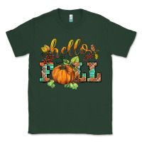 Sports Green hello fall pumpkin Classic Tee - BarkalooDesign