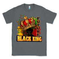 Charcoal Heather Future black king Classic Tee - FaDigitalArtStudio
