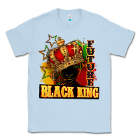Dusty Blue Future black king Classic Tee - FaDigitalArtStudio